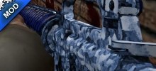 Blue Camo M16