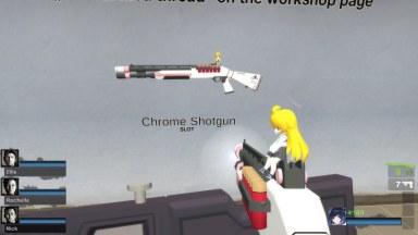 bluearchive Takanashi Hoshino shotgun replace chrome shotgun v2