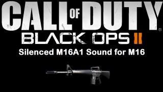 BO2 Silenced M16 Sound for M16