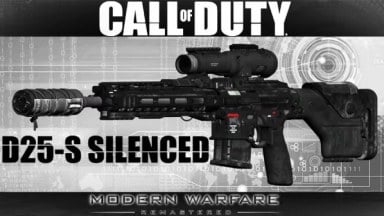 Call Of Duty MWR D25-S Silenced (Military Sniper)