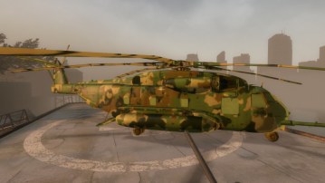 Camouflage Helicopter