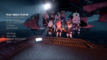 Chibi Blue Archive background video for Left 4 Dead 2 main menu
