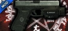 Chrome Hellsing Glock18 (smg replacement)