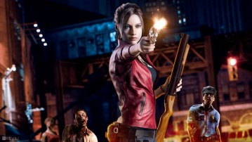 Claire Redfield replacing Zoey in L4D2