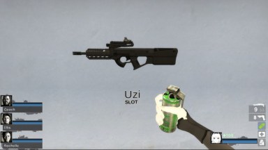 COD MW22 SPEC OPS Tactical PDSW528 Silenced - Solid Black (Uzi-SMG) v3 [Sound fix Ver]