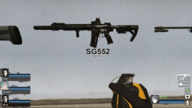 COD:MW AR15 Zip-Tie SD Black (sg552) (request)
