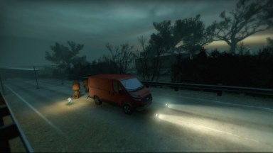 COD MW IndianRed color Ford Transit - Race Car (Sound Add Ver)