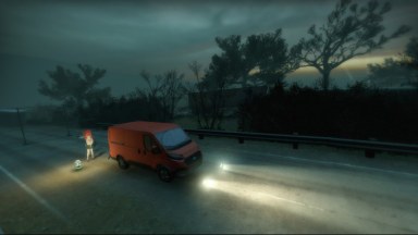 COD MW Salmon color Ford Transit - Race Car (Sound Add Ver)