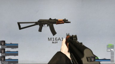 COD MWII AKS 74U (M16A2)