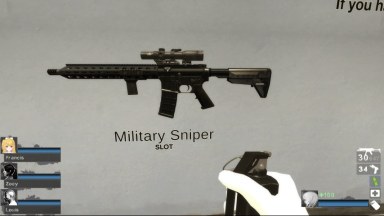 CODGhost TTI TR-1 (Replace military sniper) [Sound fix Ver]