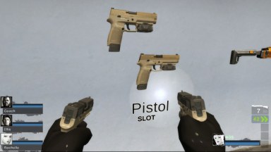 CODMW P320 two tone (Fixed) Optimized Version! v4 (dual pistols) [Sound fix Ver]