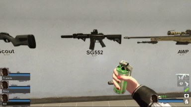 CODMW SPEC OPS V2.0 Tactical MK18 Silenced Build 02 - Solid Black (sg552) [request]