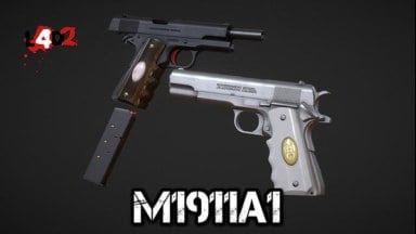 Colt Government Model M1911A1 Custom (9mm Pistols) v3 (dual pistols)