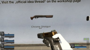 CS2 Sawed-Off (chrome shotgun) [request]