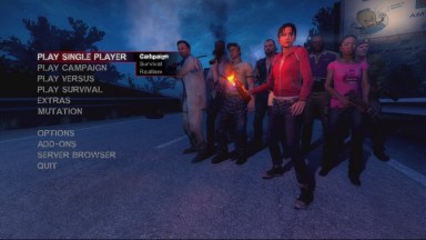 Dark Carnival background video for Left 4 Dead 2 main menu