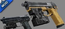 Dark Weathered HK Pistols