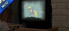 Derpy Hooves Bounce on TV