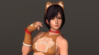 DOAXVV Nagisa - Furry Dog replace francis