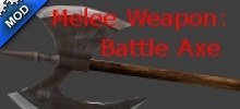 Double-sided Battle Axe