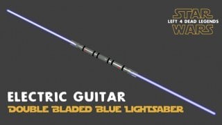 Double Bladed Blue Lightsaber (GUITAR)