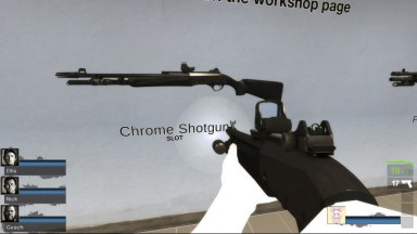 Fabarm P.S.S.10 (Chrome shotgun) [request]