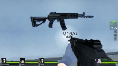 Fnuxray's AK-12 Re-texturing black (M16A2)