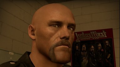Francis Head - bald with motorhead 'stache