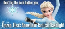 Frozen: Elsa's Snowflake Tactical Flashlight