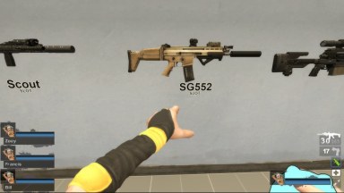 G.I. Joe Retaliation - Lady Jaye's Custom Scar-L CQC [SG552] (request)
