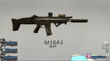 G.I. Joe Retaliation - Lady Jaye's Custom Scar-L CQC Black (M16A2)