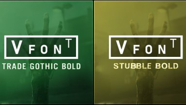 GaryHUD Trade Gothic Bold & Stubble Bold Font