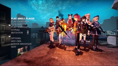 Girls' Frontline 2 background video for Left 4 Dead 2 main menu