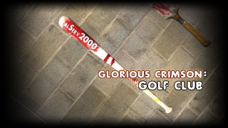 Glorious Crimson - Baseball Bat