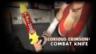 Glorious Crimson - Combat Knife