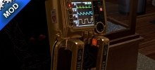 Gold Animated Glowing Defibrillator