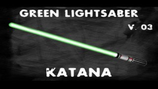 GREEN Lightsaber (KATANA)