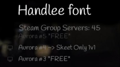 Handlee Font