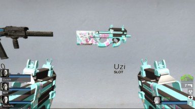Hatsune Miku Princess CSGO Dual-wielding P90 v2 (smg)