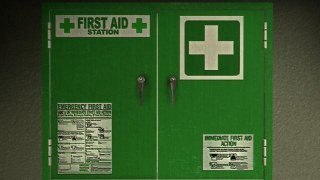 HD Green First Aid Cabinet