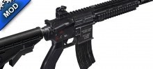 HK 416 suppressed Gun fire Sound Mod 3