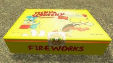 Itchy and Scratchy Fireworks