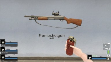 Ithaca Model 37 with Aimpoint (Wooden Shotgun)