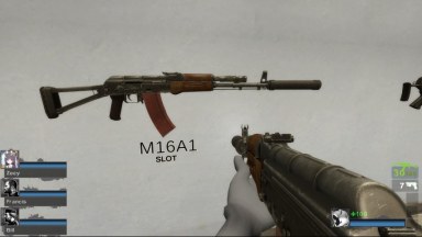 Izhmash AKS-74 Suppressed (M16A2)