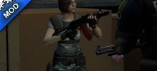 Jill Valentine Blue Camo, Name and Hud Icons
