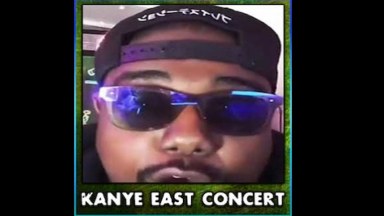 Kanye east concert