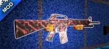 M16 Red Tiger camouflage