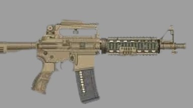 M4A1 WDesert Camo