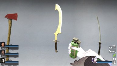 Machete golden Khopesh Sword