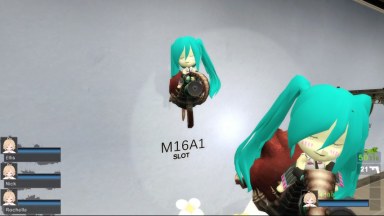 Miku fufu gun (M16A2)