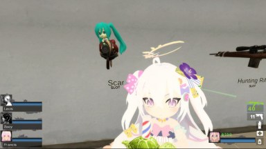 Miku fufu gun (scar) [Sound fix Ver]